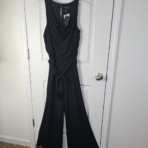 White House Black Market Sleeveless Black‎ Jumpsuit